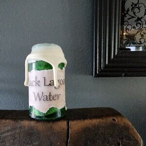 Vintage Halloween Apothecary Bottle made from Upcycled Vintage Glass Bottle